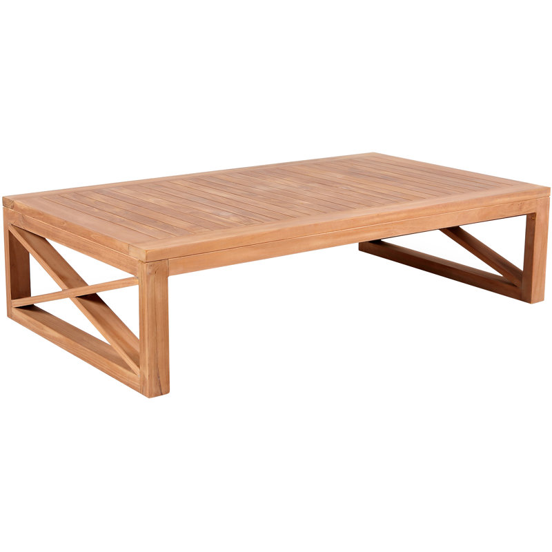 Halke Rectangular Teak Outdoor Coffee Table